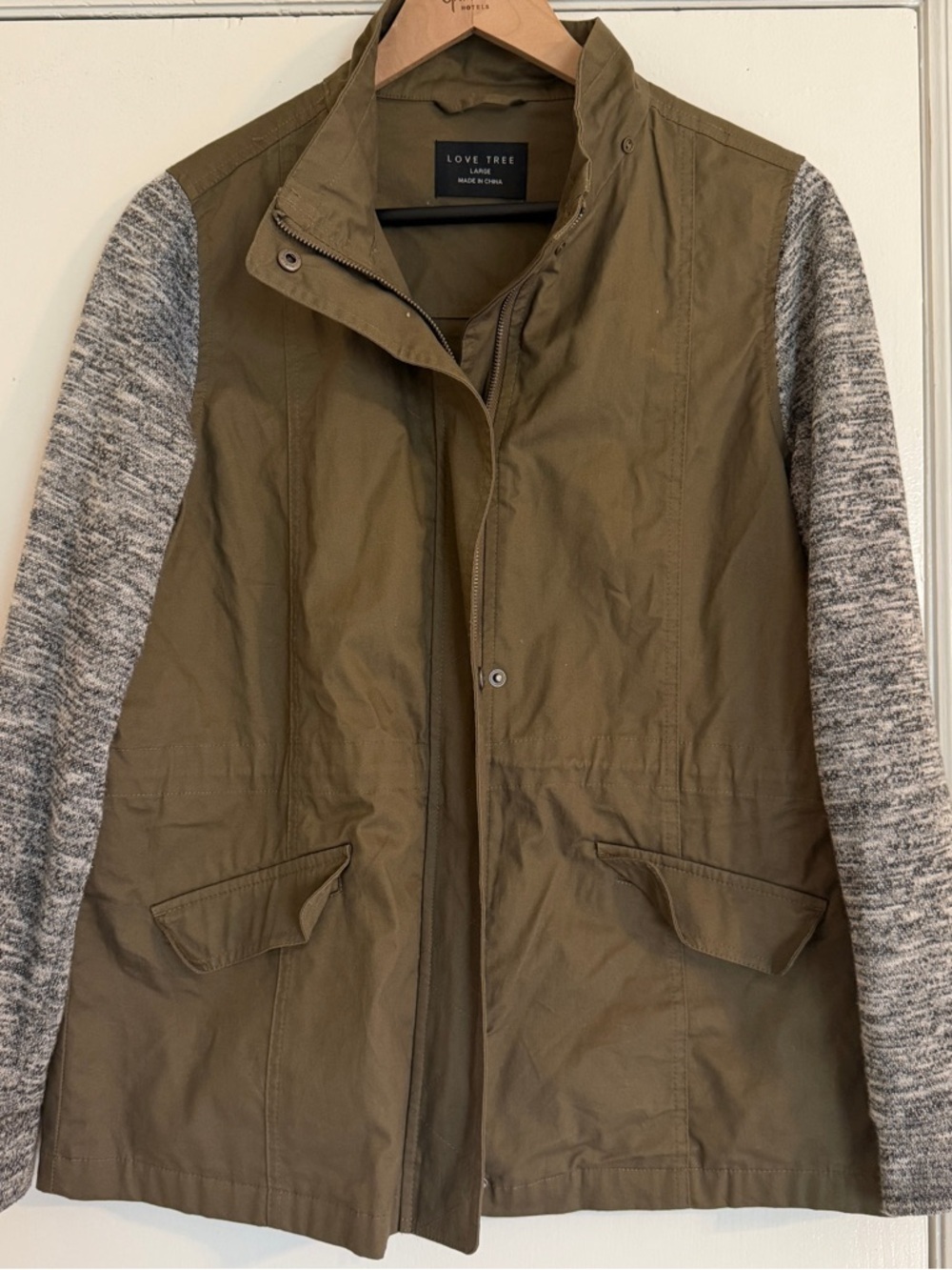 Love Tree jacket size L women sweater sleeve